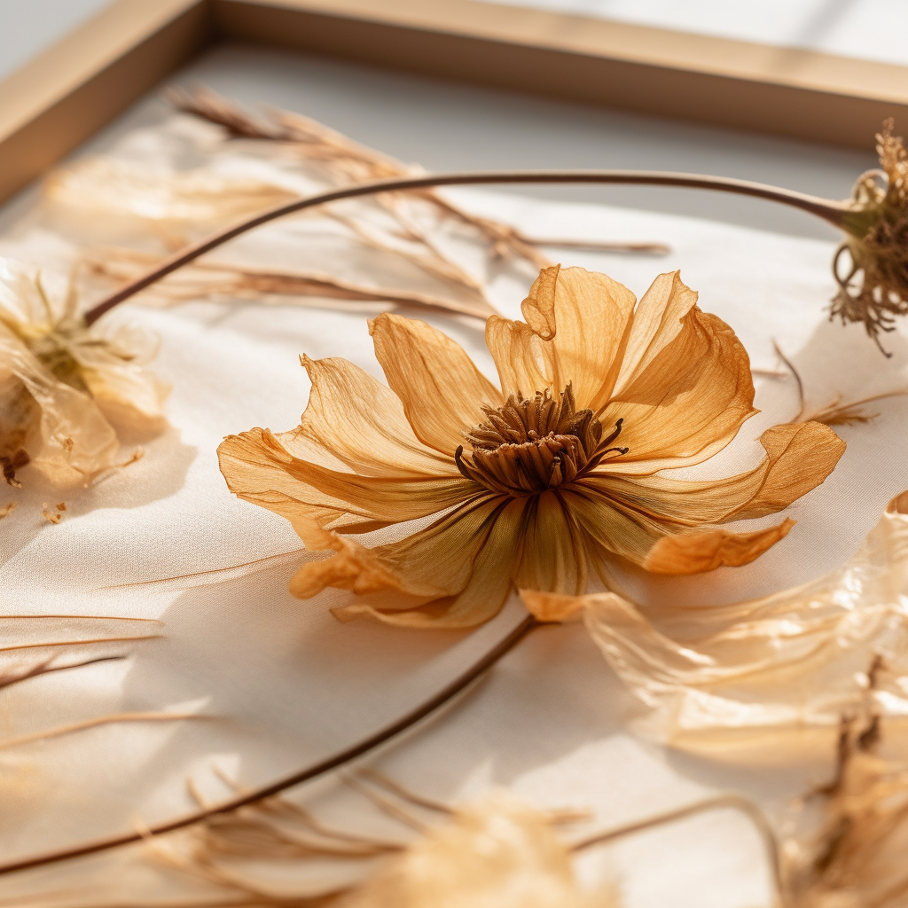 Shadowed Elegance: Framing Dried Flowers in a Shadow Box for a Unique Decor Piece