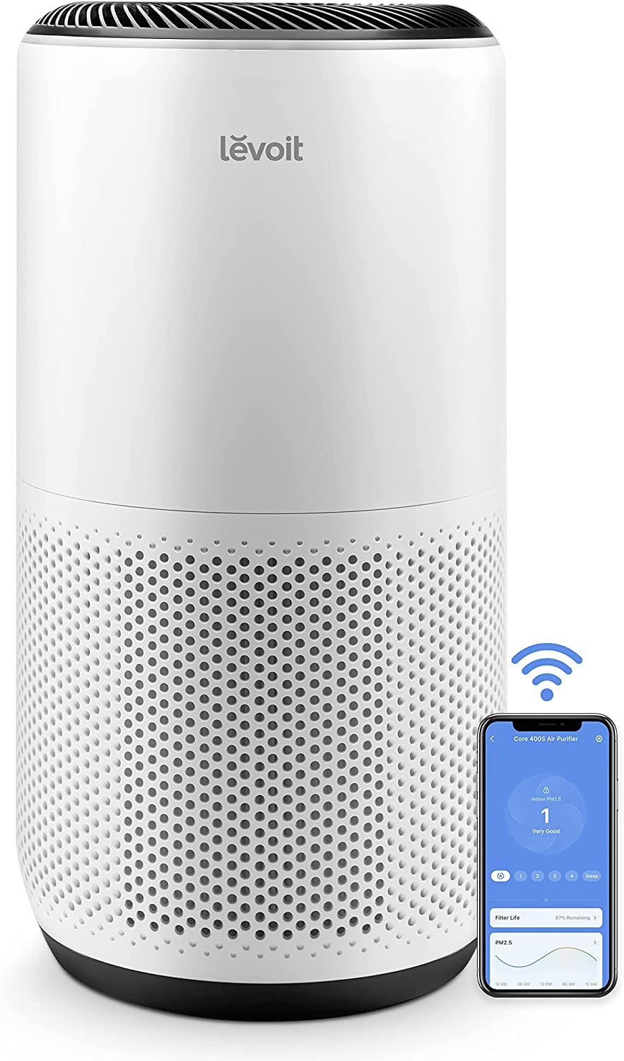 Top Air Purifier: Levoit Core 400S Smart True HEPA Air Purifier