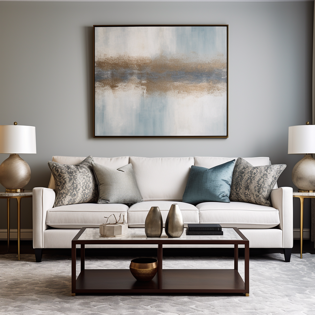 I love the minimalist aesthetic, what tips does Kris have for styling a sofa with throw pillows while maintaining a…
