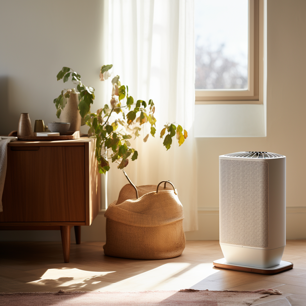 Are there any other benefits of using an air purifier beyond dust reduction?