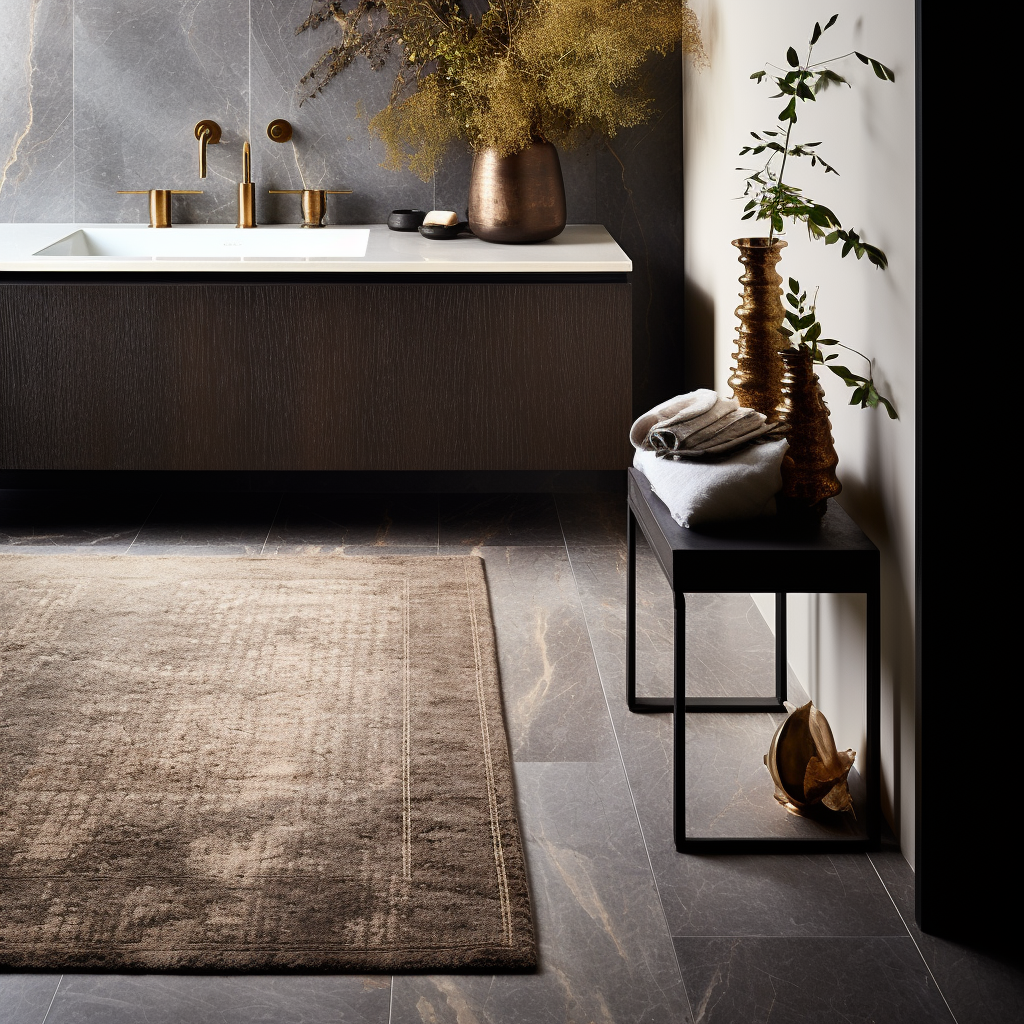 Can I use regular laundry detergent to wash my bathroom rugs, or do I need a special cleaner?