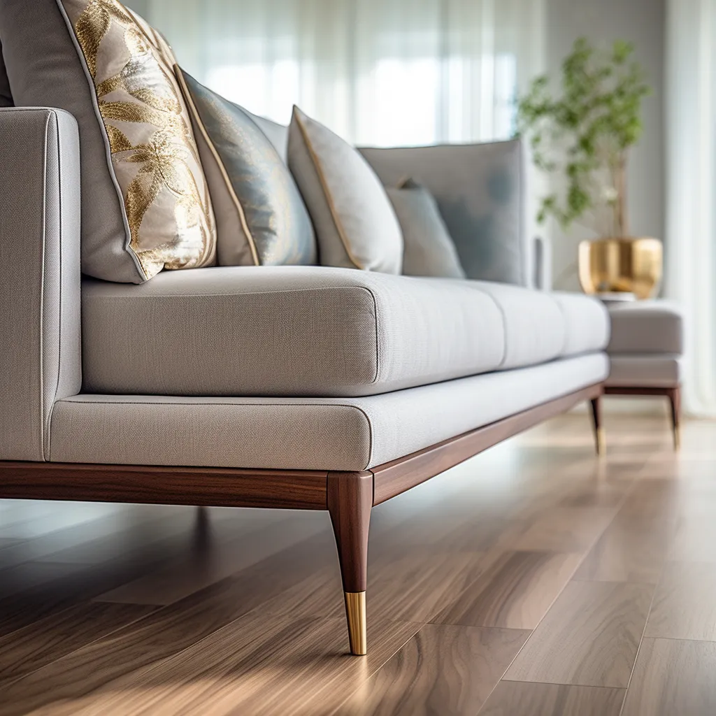 How often should I replace the pads under my furniture to ensure they keep doing their job on my laminate flooring?