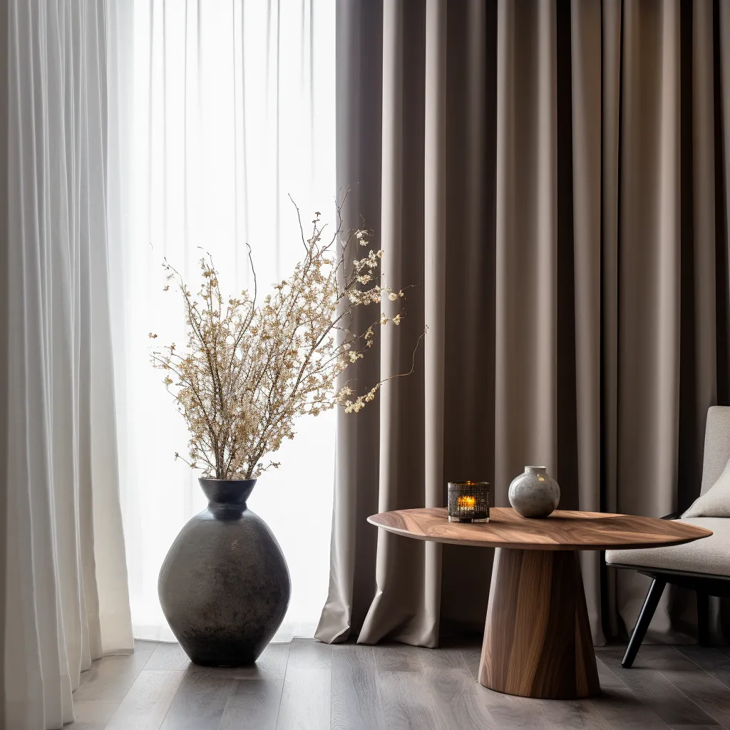 What’s the best fabric choice if I want to ensure my curtains don’t end up flaring out at the bottom?