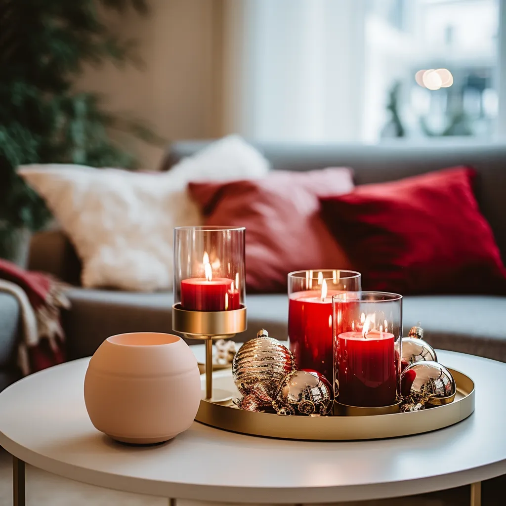 Can you give tips on setting up a holiday tablescape without going overboard?
