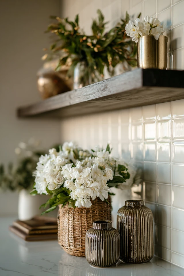 Gorgeous Farmhouse Backsplash Decor That Feels Effortless