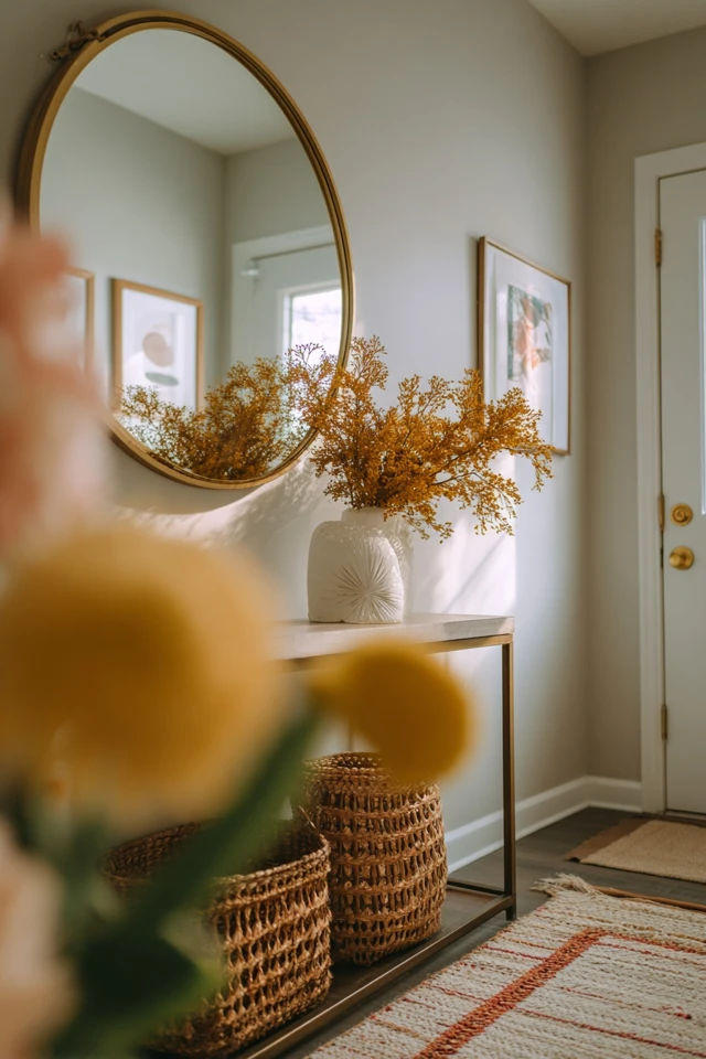 Unique Mirrors For Entryway Design Tips for a Cozy, Modern Look