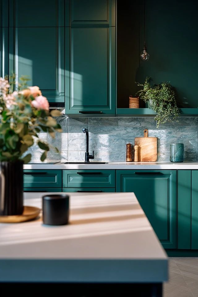Beautiful Dark Green Kitchen Cabinets Ideas for a Stylish Home