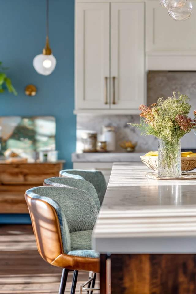 Home Office In The Kitchen Design Tips for a Cozy, Modern Look