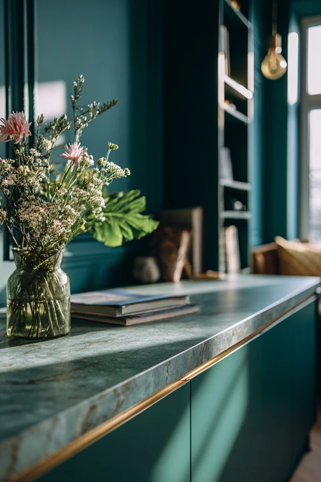 Simple Dark Green Cabinets Ideas to Refresh Your Home