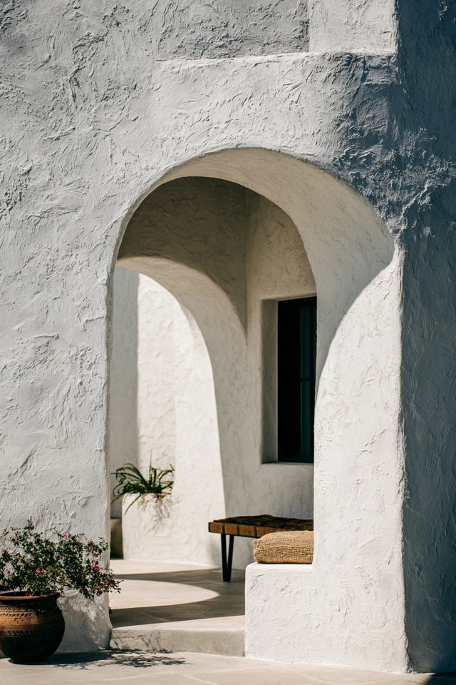 Timeless White Stucco House Decor for a Chic Home