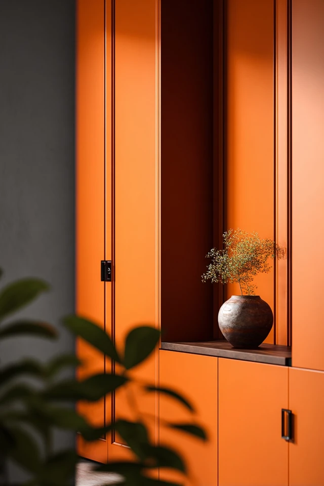 Simple Burnt Orange Doors Ideas to Refresh Your Home