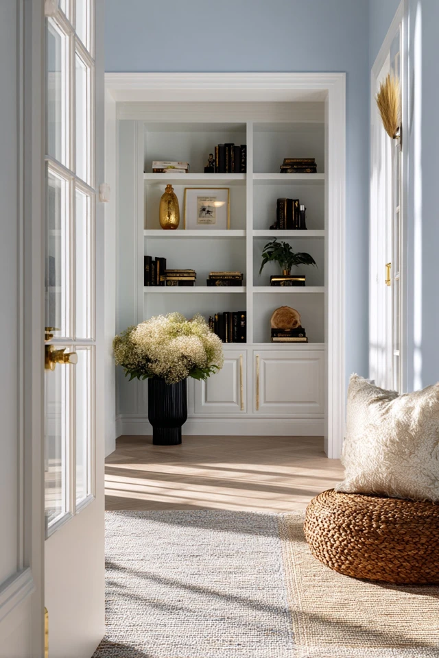 Beautiful Built-In Bookcase Around Doorway Ideas for a Stylish Home