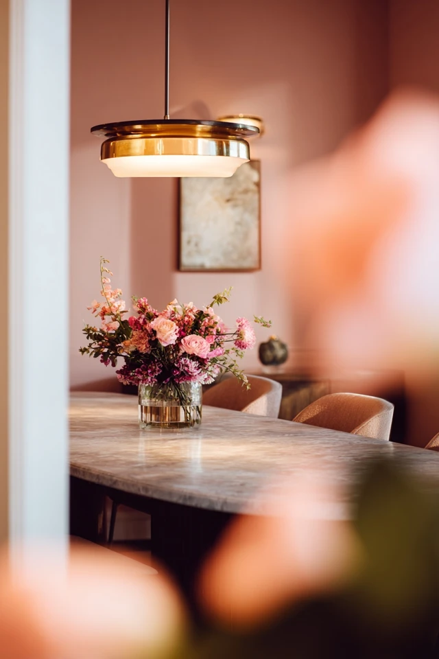 Gorgeous Pink Dining Room Decor That Feels Effortless