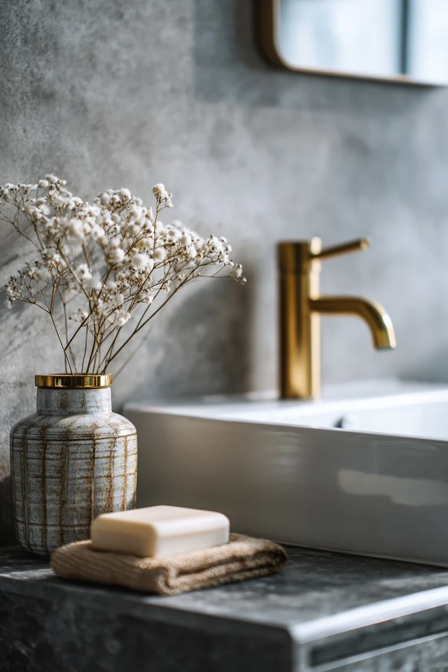 Timeless Accent Color For Gray And White Bathroom Decor for a Chic Home