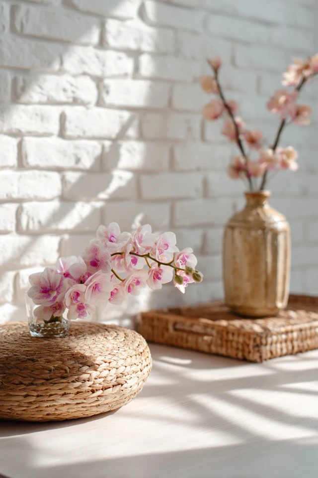 Easy White Brick Wall Makeover Ideas for Beginners