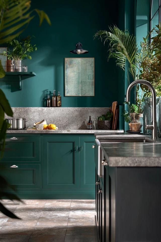 Dark Green Kitchen Walls Styling Guide for a Warm, Inviting Home - photo 2