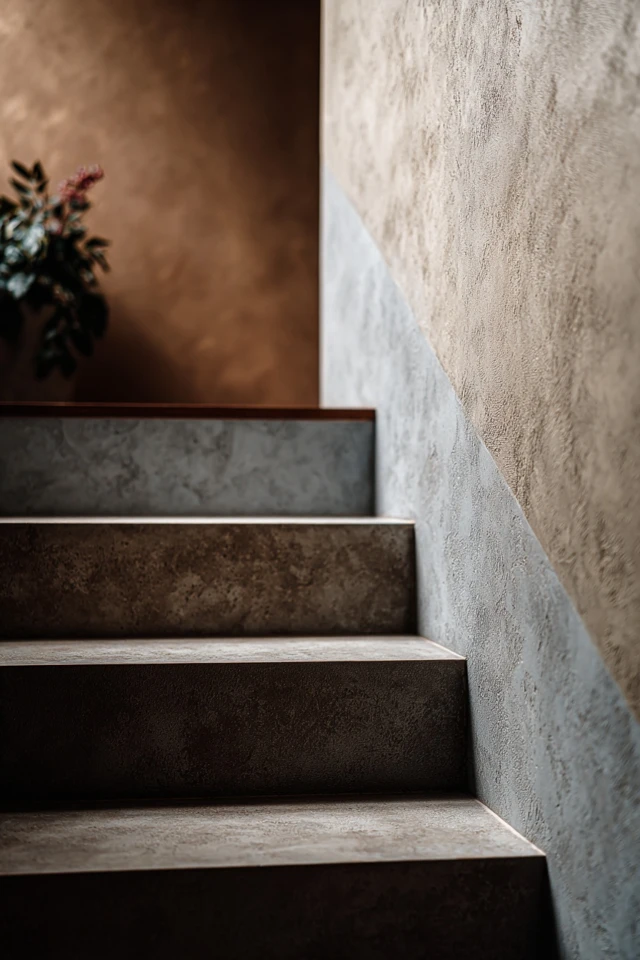 Timeless Wallpaper On Stair Walls Decor for a Chic Home