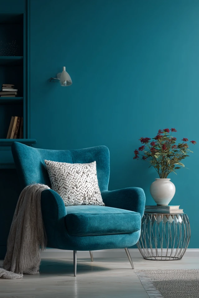 Teal Accent Wall Inspiration to Transform Your Space