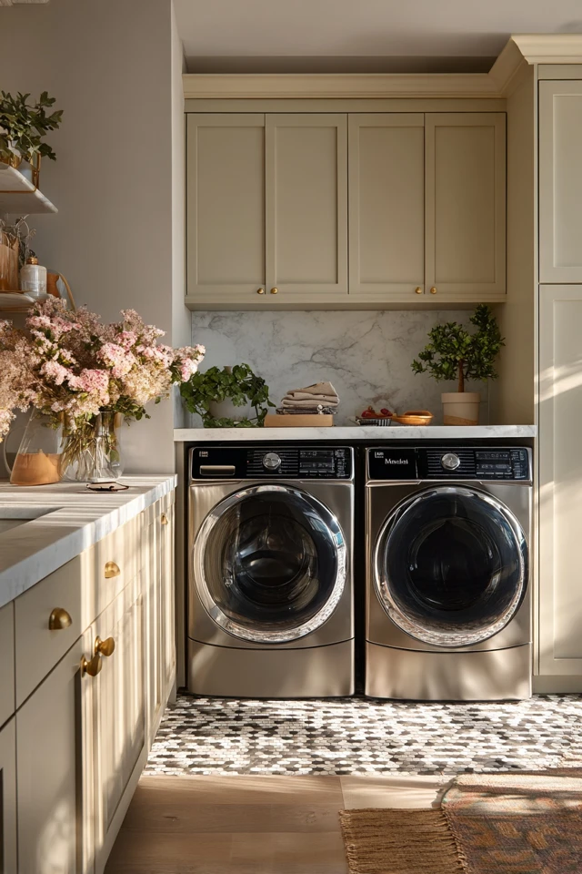 How To Hide Washer And Dryer In Kitchen Styling Guide for a Warm, Inviting Home - photo 3
