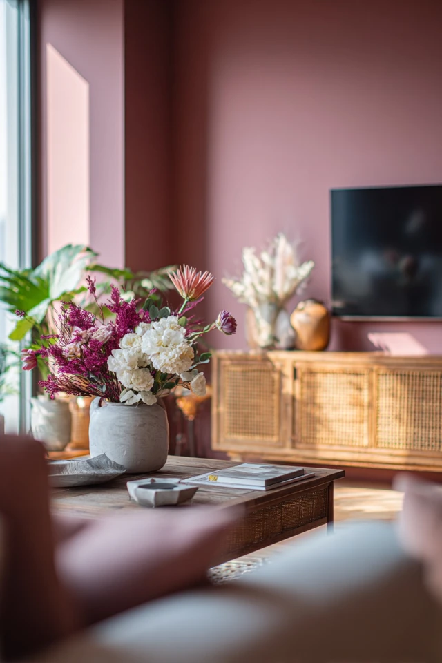Modern Pink Living Room Styling Guide for a Warm, Inviting Home - photo 3