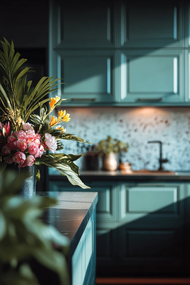 How to Decorate with Modern Dark Green Kitchen Cabinets Like a Pro - photo 3