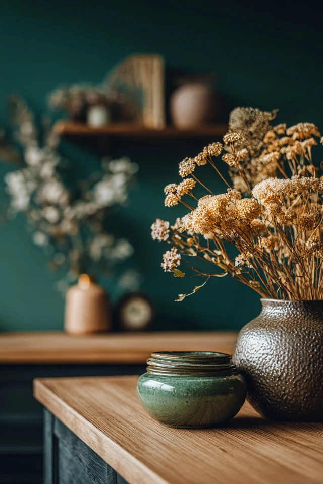 Dark Green Kitchen Wall Styling Guide for a Warm, Inviting Home - photo 3