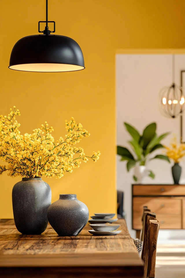 Gorgeous Yellow Dining Room Decor That Feels Effortless - photo 3