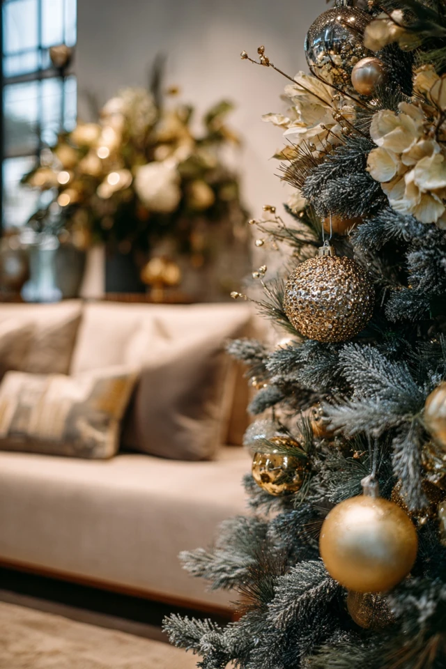 Tree topper design idea shown on a decorated Christmas tree indoors
