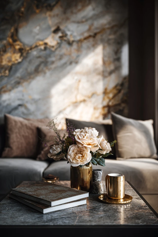 Marble Wall Styling Guide for a Warm, Inviting Home - photo 3