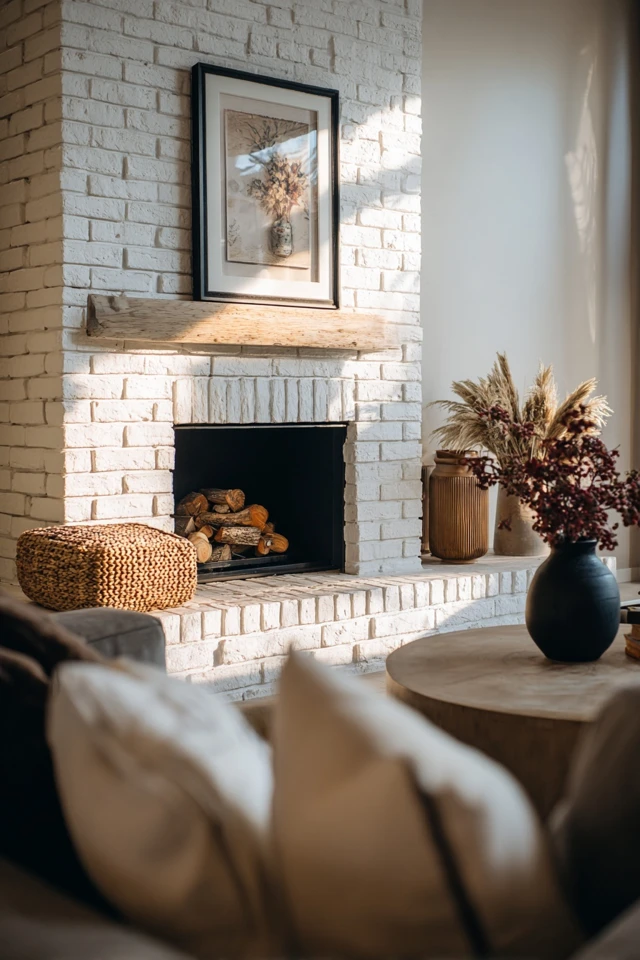 Rustic Brick Fireplace Ideas Inspiration to Transform Your Space - photo 3