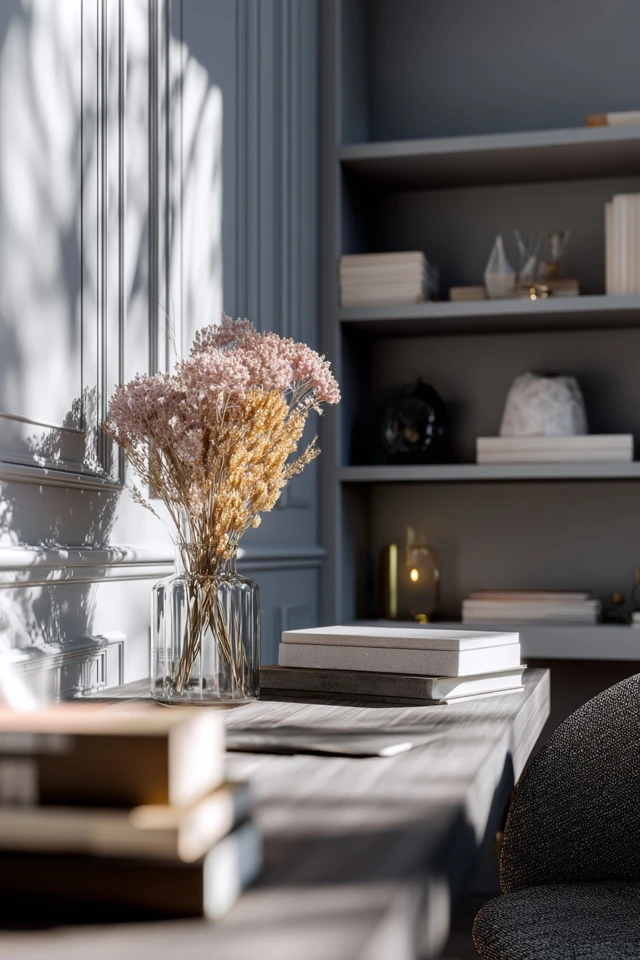 Simple Gray Office Color Schemes Ideas to Refresh Your Home - photo 3