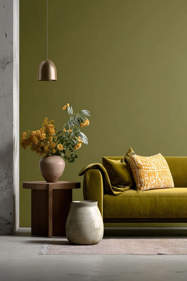 Olive Green Walls Styling Guide for a Warm, Inviting Home - photo 3