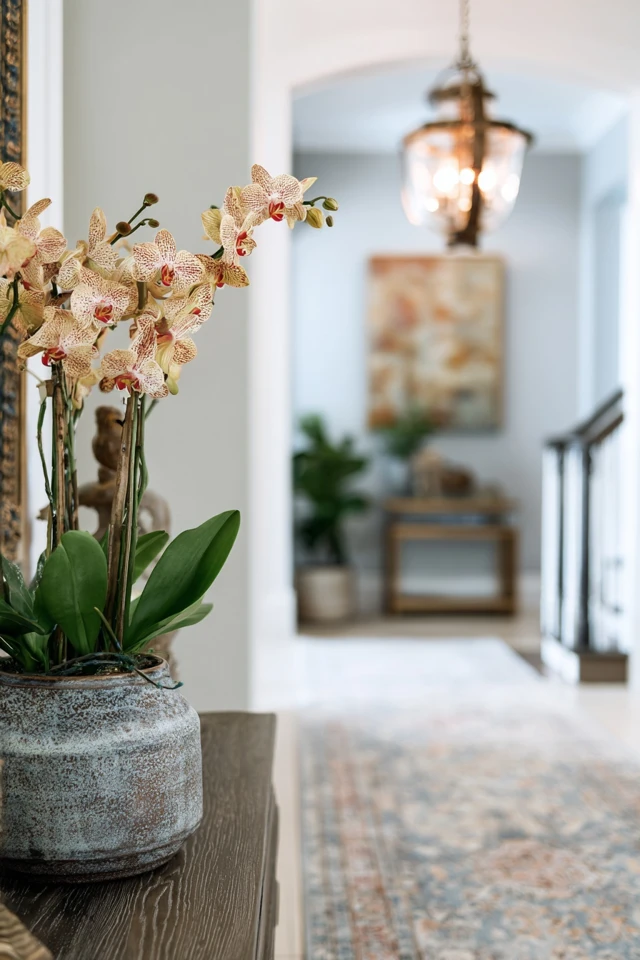 Entryway with a bench and storage in a welcoming foyer