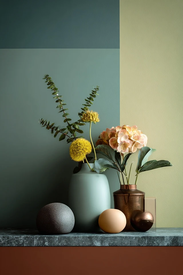 Color Block Painting Wall Styling Guide for a Warm, Inviting Home - photo 4