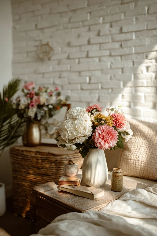 Easy White Brick Wall Makeover Ideas for Beginners - photo 4