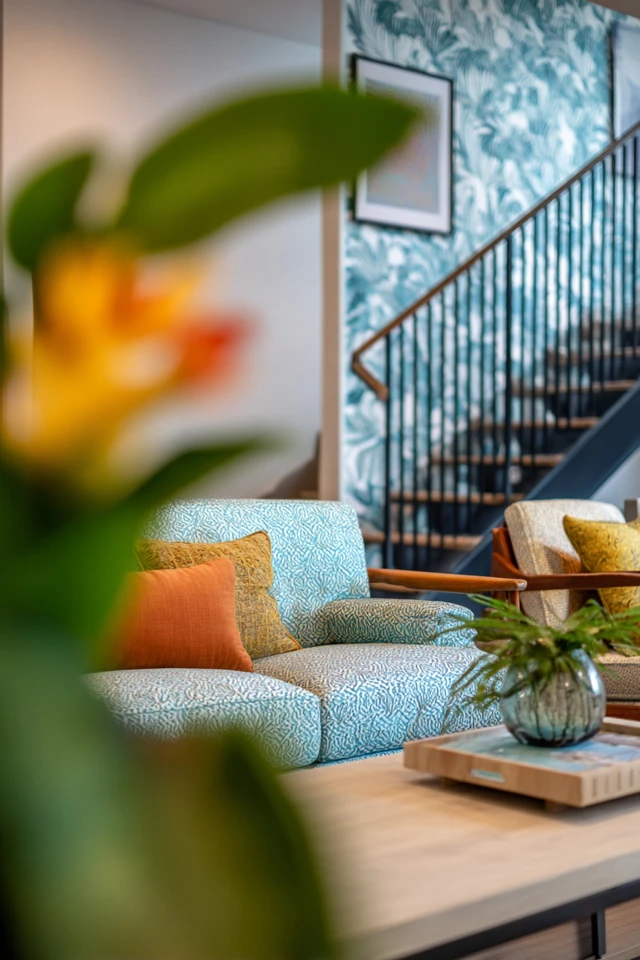 Modern Wallpaper On Stair Wall Inspiration for Every Space - photo 4