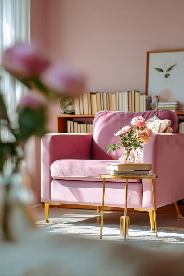 Modern Pink Living Room Styling Guide for a Warm, Inviting Home - photo 4