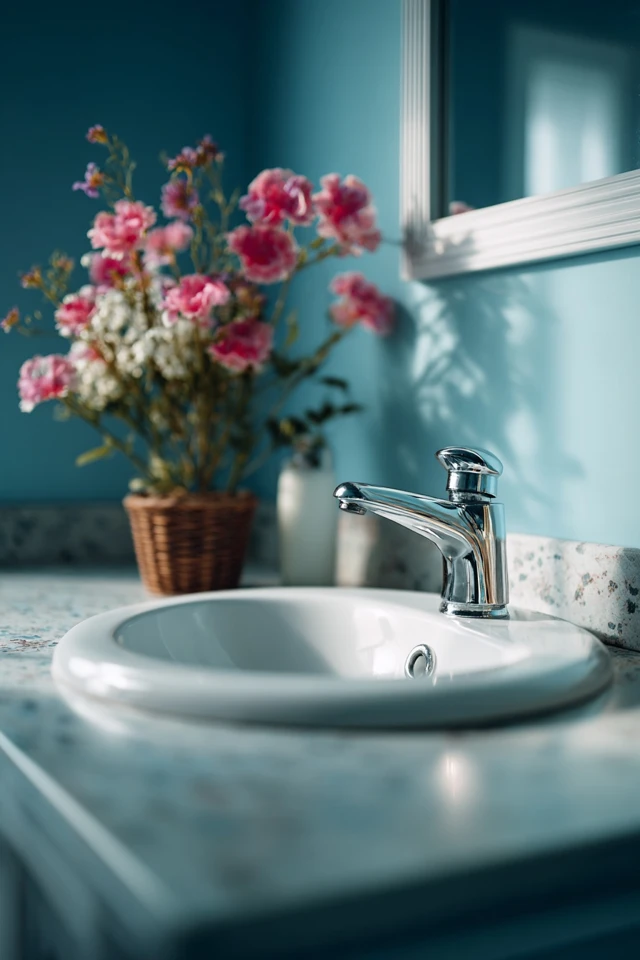 Simple Small Blue Bathroom Ideas to Refresh Your Home - photo 4