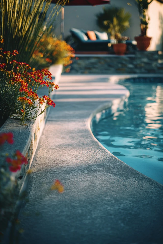 Concrete Around Pool Ideas Aesthetic: Create a Look You’ll Love - photo 4