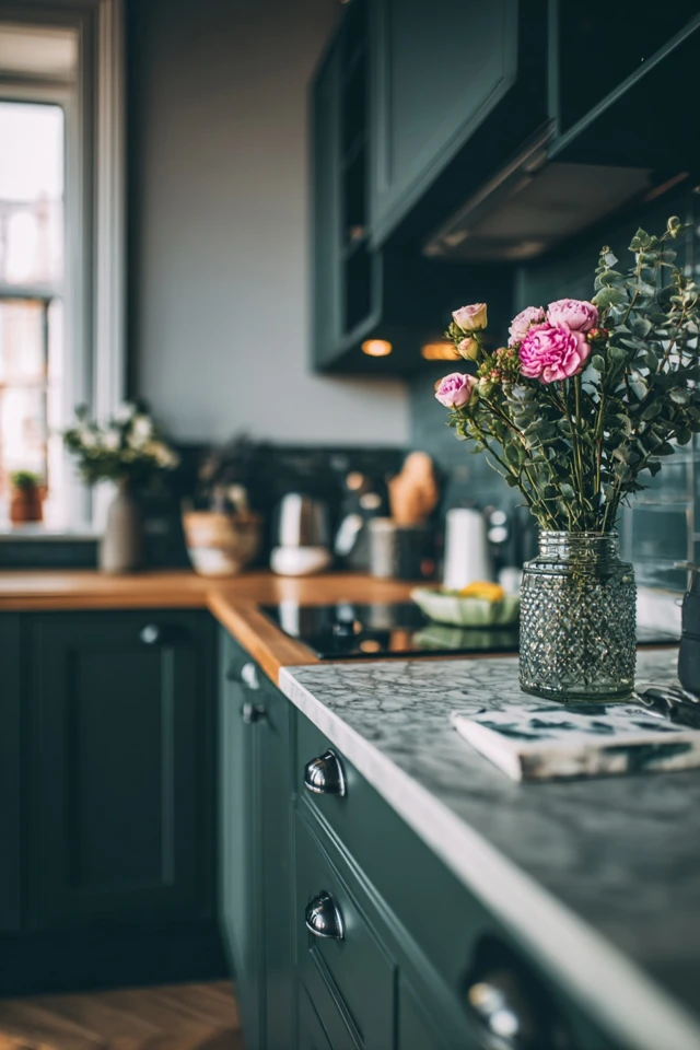 Beautiful Dark Green Kitchen Cabinets Ideas for a Stylish Home - photo 4