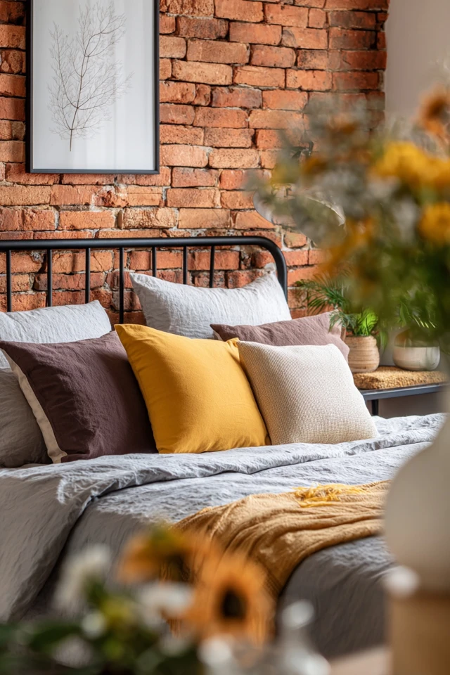 Gorgeous Brick Wall Bedroom Ideas Decor That Feels Effortless - photo 4