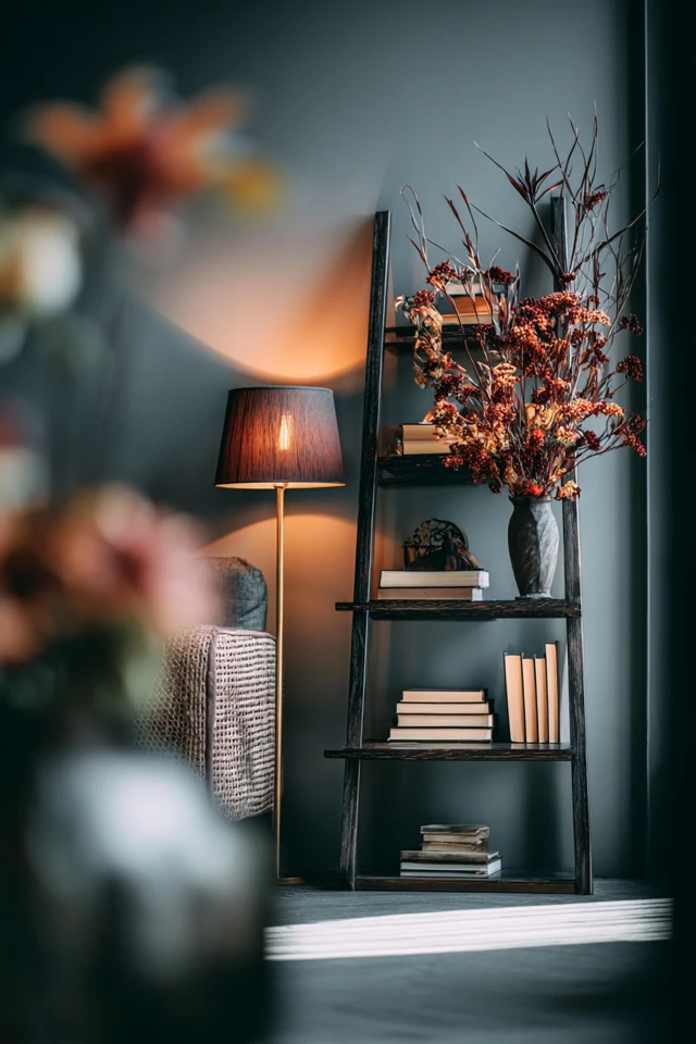 Living Room Ladder Shelf Decor Ideas Aesthetic: Create a Look You’ll Love - photo 4