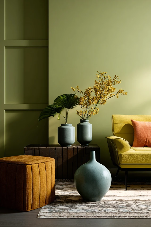 Olive Green Walls Styling Guide for a Warm, Inviting Home - photo 4