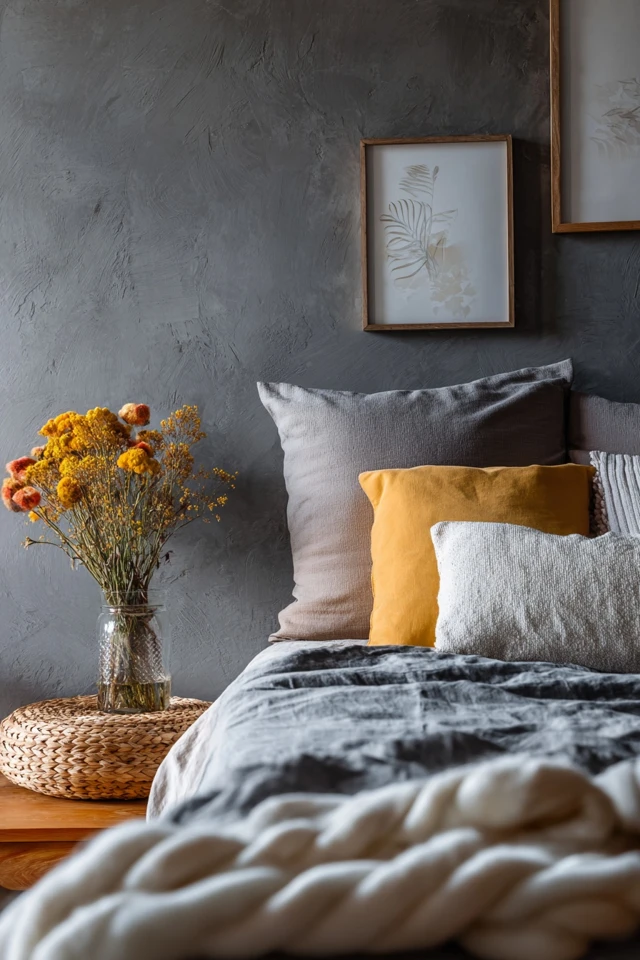 Gray Accent Wall Bedroom Inspiration to Transform Your Space - photo 5