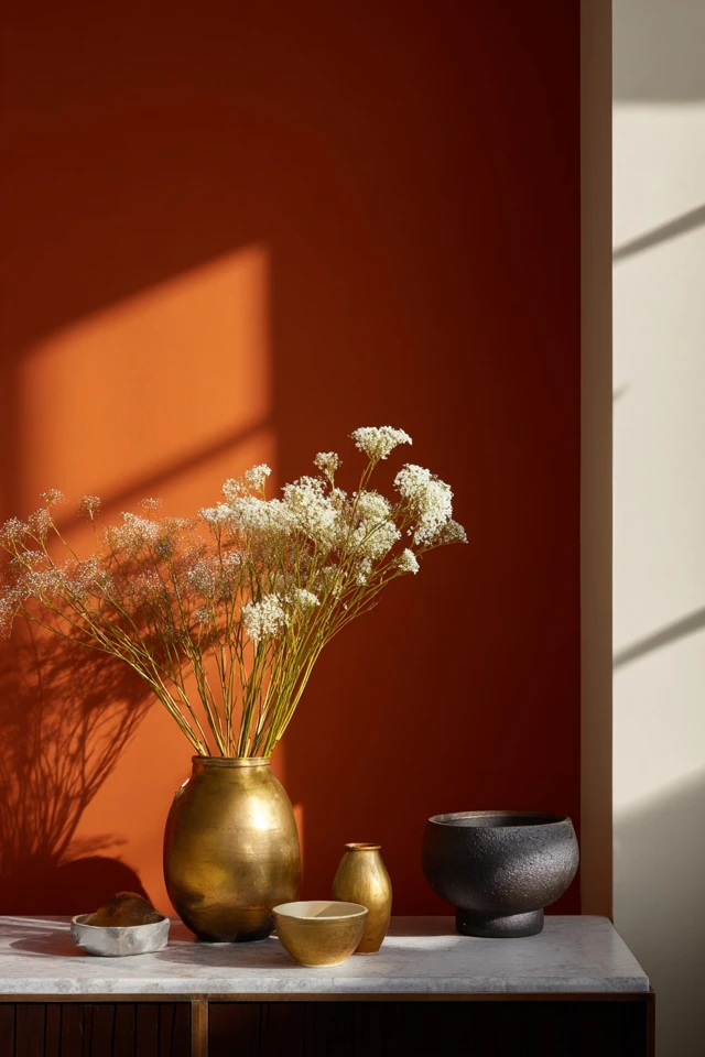 Color Block Painting Wall Styling Guide for a Warm, Inviting Home - photo 5