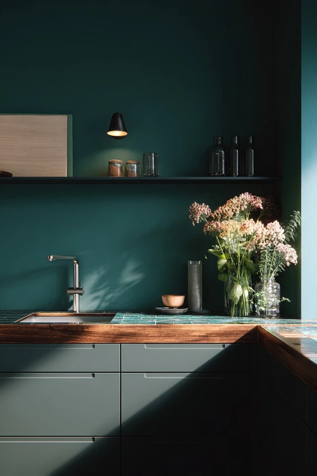 Dark Green Kitchen Walls Styling Guide for a Warm, Inviting Home - photo 5