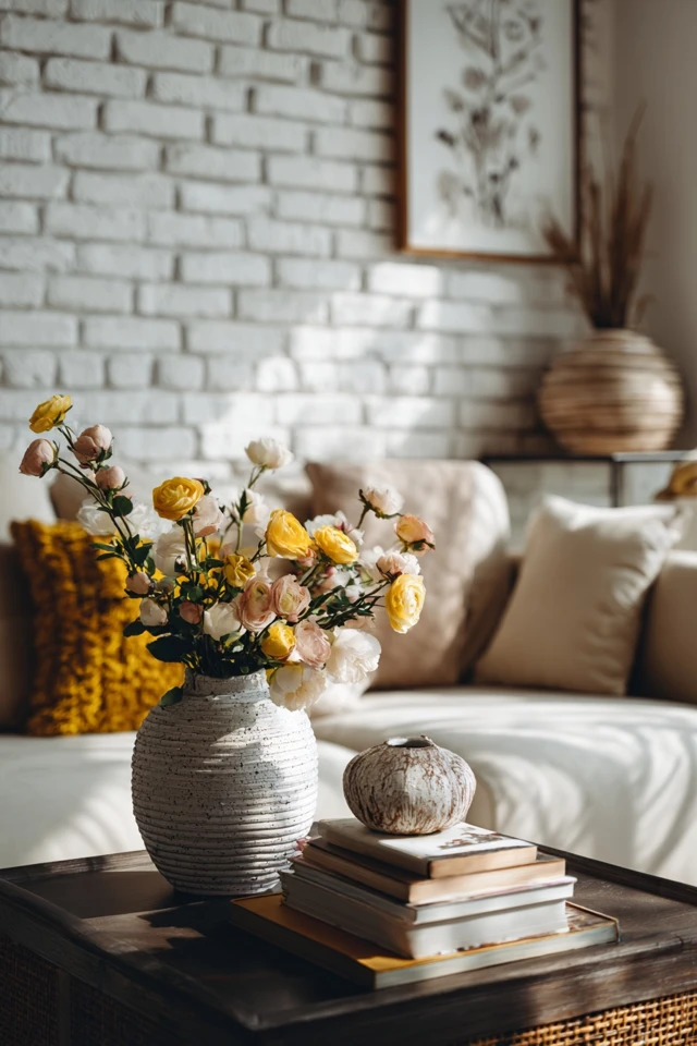Easy White Brick Wall Makeover Ideas for Beginners - photo 5