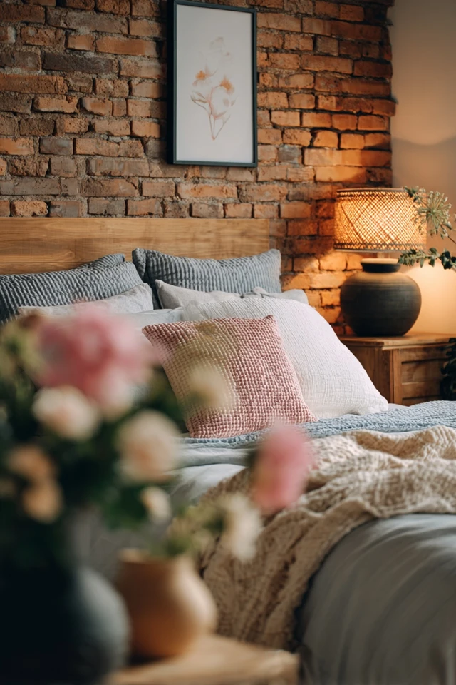 Timeless Modern Brick Wall Bedroom Decor for a Chic Home - photo 5