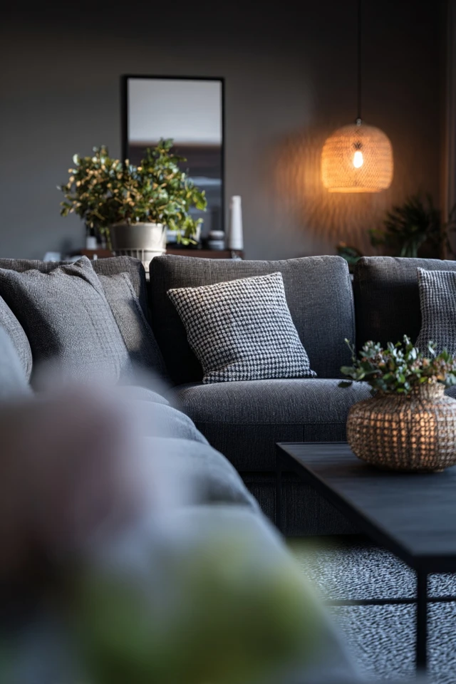 Dark Grey Couch Living Room Ideas Inspiration to Transform Your Space - photo 5