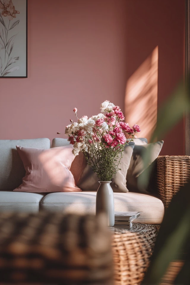Modern Pink Living Room Styling Guide for a Warm, Inviting Home - photo 5